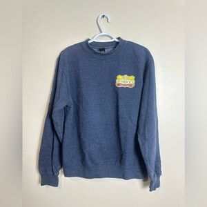 Obey Size S Men's Navy Crewneck Sweater
